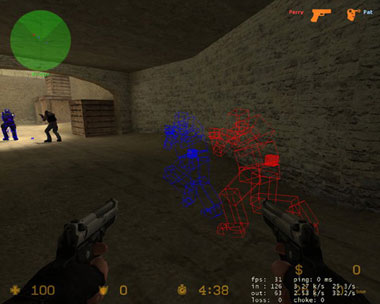 Сервер высчитывает идеальное значение переноса траекторий выстрелов, основываясь на пинге всех игроков. 